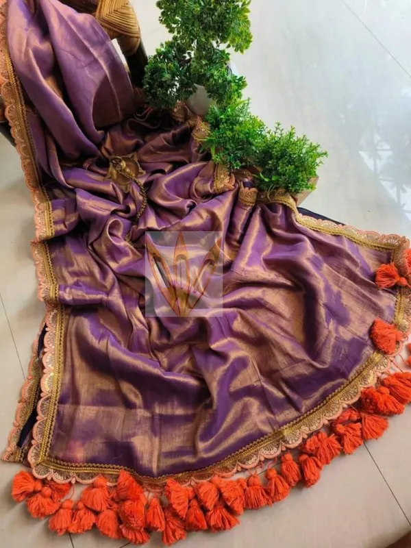 Prenda_Violet_Pure_Raga_Tissue_Lace_Border_Design_Handloom_Saree