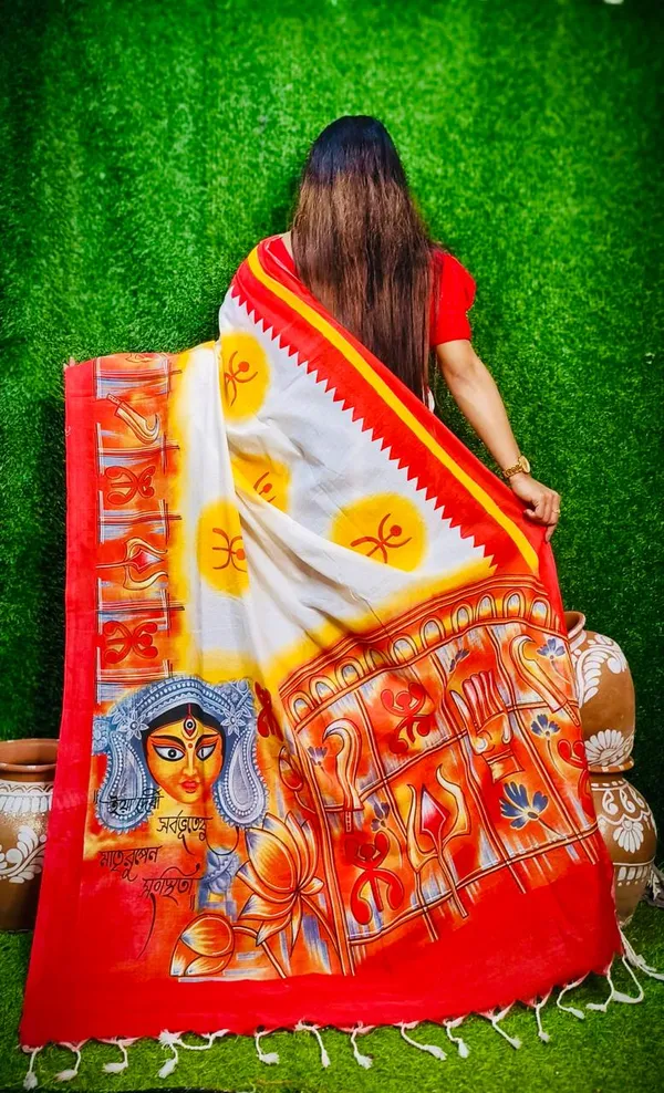 White_Durga_Puja_Special_Cotton_Handloom_Saree