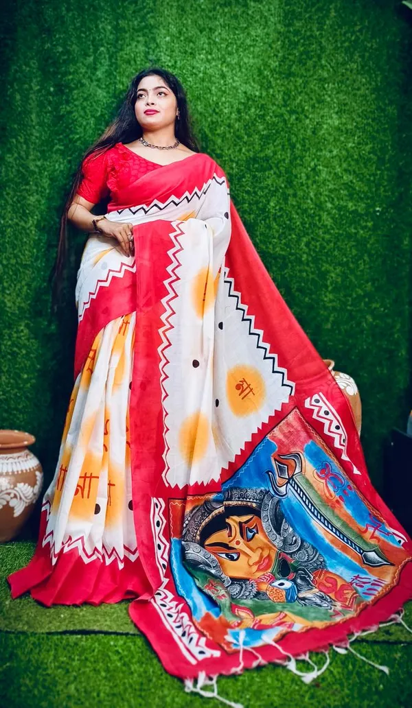 White_Durga_Puja_Special_Cotton_Handloom_Saree