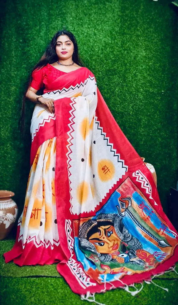 White_Durga_Puja_Special_Cotton_Handloom_Saree