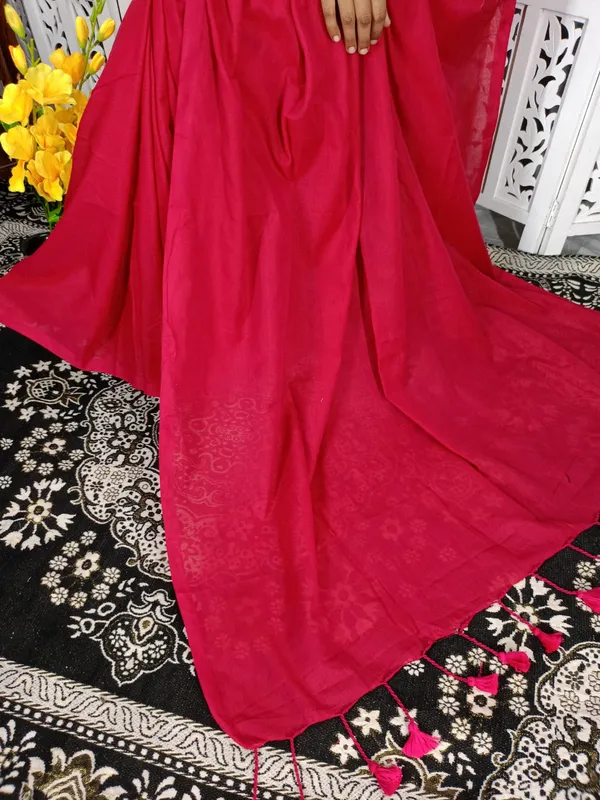 Red_Cotton_Handloom_Saree