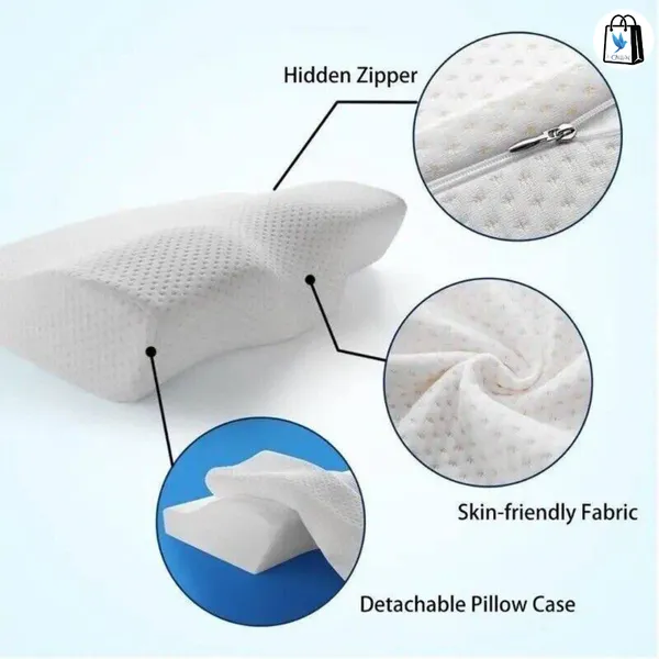 Cervical_Contour_Memory_Foam_Pillow_for_Sleeping,Orthopedic_Pillow_for_Neck_Pain