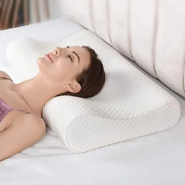 Cervical_Contour_Memory_Foam_Pillow_for_Sleeping,Orthopedic_Pillow_for_Neck_Pain_With_Zip_Cover