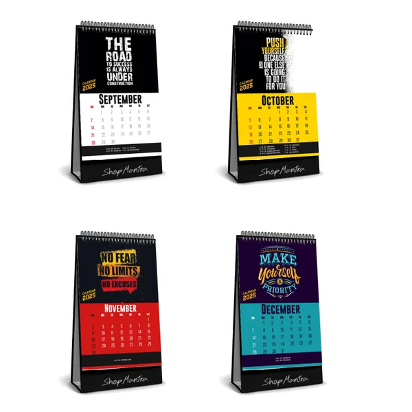 Table_Top_Desk_Standing_Calendar_2025_Desk_Calendar_2025_Table_Calendar_2025_Home_And_Office_Calendar_2025_Motivational_Quotes_Desk_Calendar_2025_Size_5.5"_X_9"_Inch