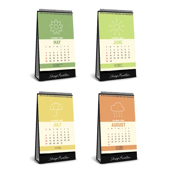 Table_Top_Desk_Standing_Calendar_2025_Desk_Calendar_2025_Table_Calendar_2025_Home_And_Office_Calendar_2025_Cute_Icon_Standing_Calendar_2025_Size_5.5"_X_9"_Inch