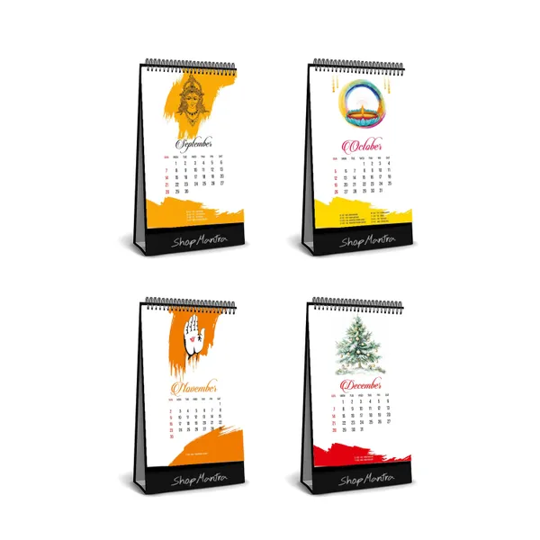 ShopMantra_Table_Top_Desk_Standing_Calendar_2025_|_Desk_Calendar_2025_|_Table_Calendar_2025_|_Home_and_Office_Calendar_2025_|_Indian_Festivals_Based_Desk_Calendar_2025_(Size_5.5"_x_9"_Inch)