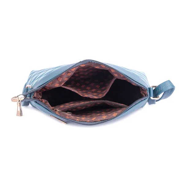 ShopMantra_Women's_PU_Leather_Sling_Bag_-_Stylish_Crossbody_Shoulder_Bag_with_Adjustable_Strap,_Spacious_Interior,_and_Zippered_Compartments-Blue