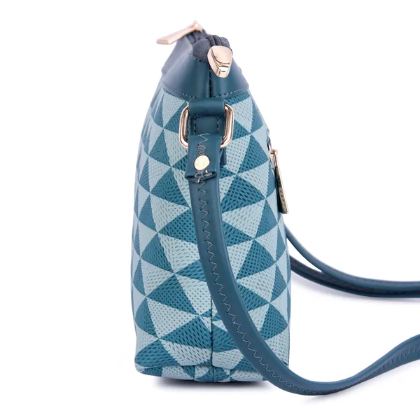 ShopMantra_Women's_PU_Leather_Sling_Bag_-_Stylish_Crossbody_Shoulder_Bag_with_Adjustable_Strap,_Spacious_Interior,_and_Zippered_Compartments-Blue