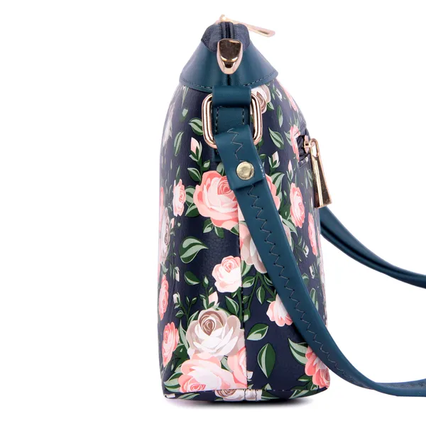 ShopMantra_Women's_PU_Leather_Sling_Bag_-_Stylish_Crossbody_Shoulder_Bag_with_Adjustable_Strap,_Spacious_Interior,_and_Zippered_Compartments-Navy_Blue