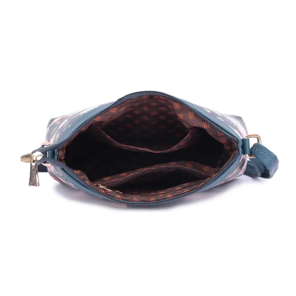 ShopMantra_Women's_PU_Leather_Sling_Bag_-_Stylish_Crossbody_Shoulder_Bag_with_Adjustable_Strap,_Spacious_Interior,_and_Zippered_Compartments-Navy_Blue
