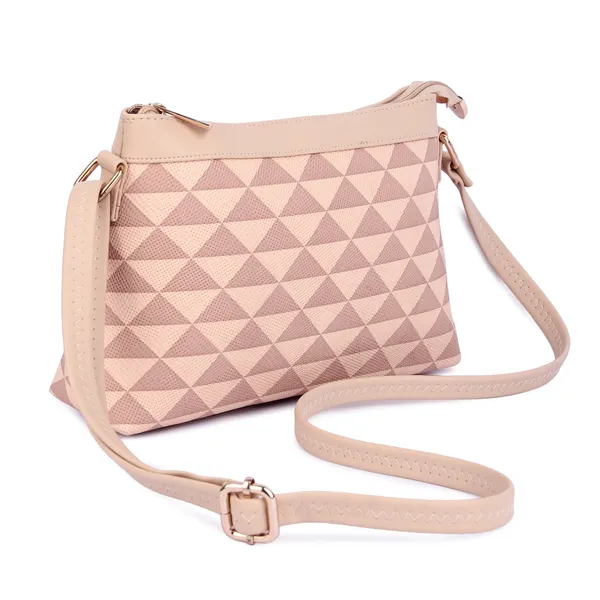 ShopMantra_Women's_PU_Leather_Sling_Bag_-_Stylish_Crossbody_Shoulder_Bag_with_Adjustable_Strap,_Spacious_Interior,_and_Zippered_Compartments-Peach