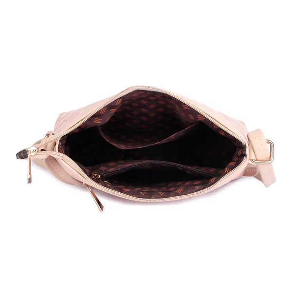 ShopMantra_Women's_PU_Leather_Sling_Bag_-_Stylish_Crossbody_Shoulder_Bag_with_Adjustable_Strap,_Spacious_Interior,_and_Zippered_Compartments-Peach