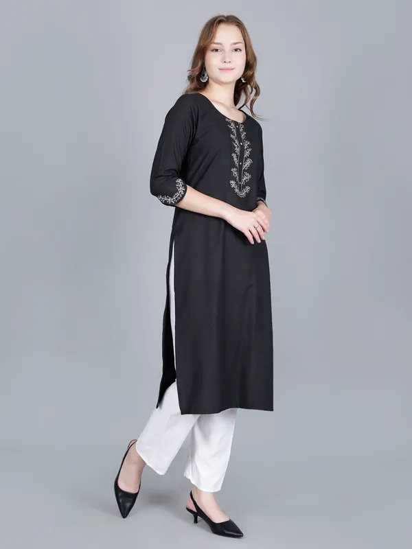 Black_Cotton_kurti_
