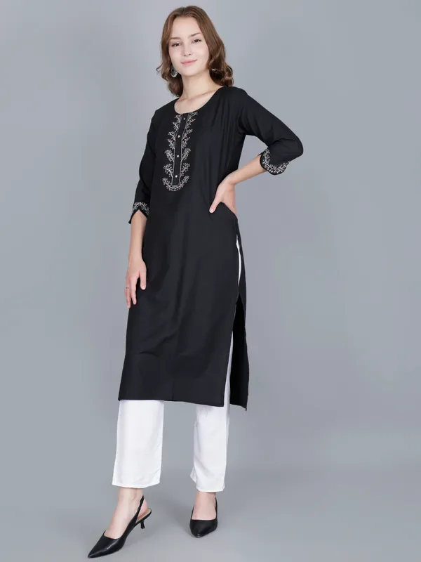 Black_Cotton_kurti_