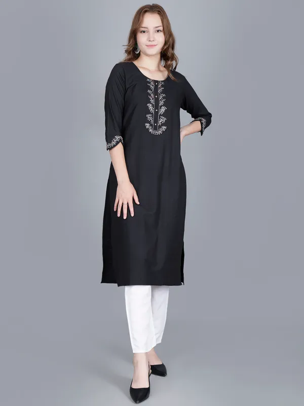 Black_Cotton_kurti_