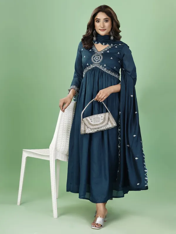 vichitra_embroidery_kurta_set_for_women_with_Dupatta.