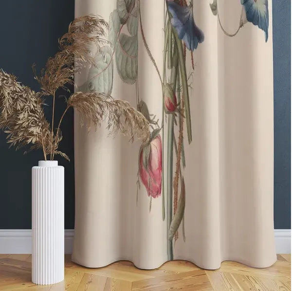 Pack_Of_2-_Polyester_piece_Cream_floral_printed_Heavy__European_semi_transparent_Curtains_Grommet_Curtain?for?Living?Room