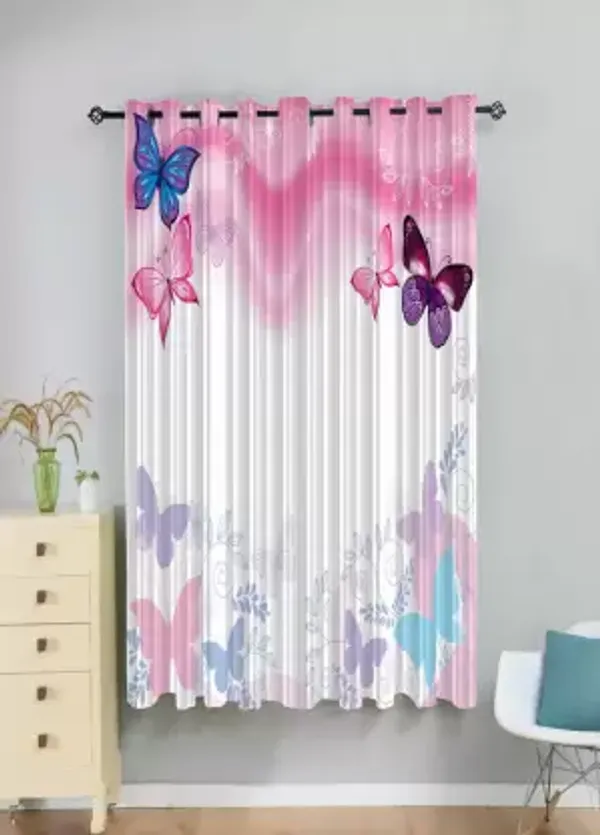 Pack_Of_2-_Polyester_piece_Pink_Butterfly_printed_Heavy__European_semi_transparent_Curtains_Grommet_Curtain?for?Living?Room