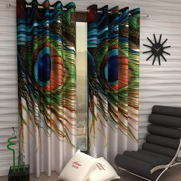 Pack_Of_2-_Polyester_piece_Peacock_colors_printed_Heavy__European_semi_transparent_Curtains_Grommet_Curtain?for?Living?Room