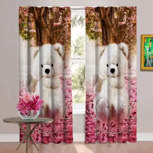 Pack_Of_2-_Polyester_piece_Teddy_printed_Heavy__European_semi_transparent_Curtains_Grommet_Curtain?for?Living?Room