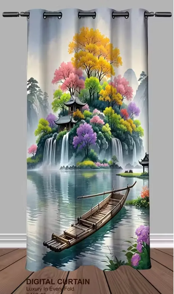 Pack_Of_2-_Polyester_piece_Cream_Flower_print_Heavy__European_semi_transparent_Curtains_Grommet_Curtain?for?Living?Room
