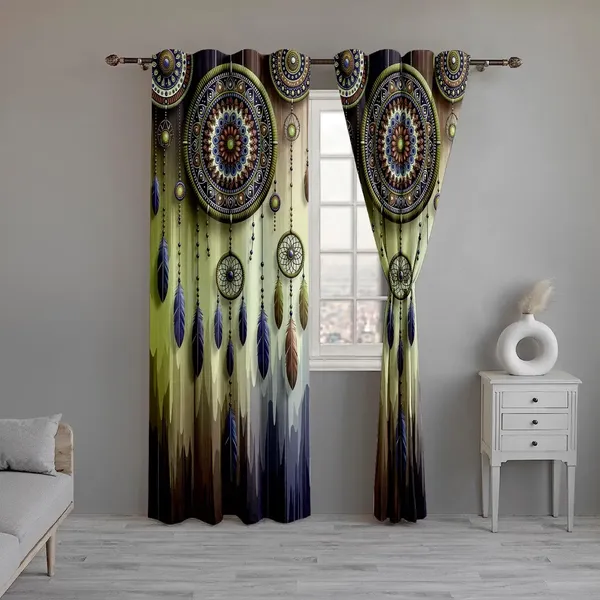 Pack_Of_2-_Polyester_piece_Cream_floral_printed_Heavy__European_semi_transparent_Curtains_Grommet_Curtain?for?Living?Room