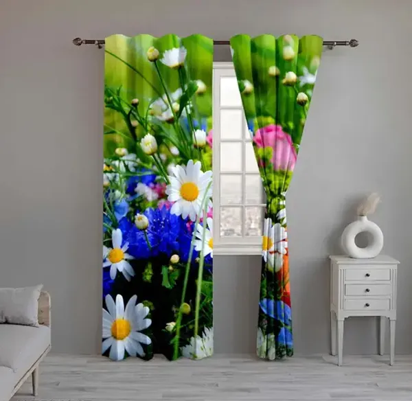 Pack_Of_2-_Polyester_piece_Grey_and_yellow_printed_Heavy__European_semi_transparent_Curtains_Grommet_Curtain?for?Living?Room