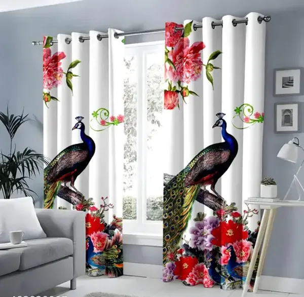 Pack_Of_2-_Polyester_piece_Grey_and_yellow_printed_Heavy__European_semi_transparent_Curtains_Grommet_Curtain?for?Living?Room