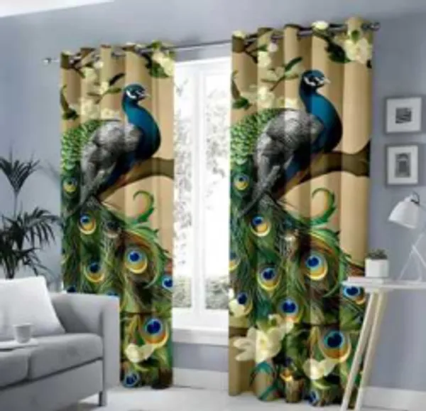 Pack_Of_2-_Polyester_piece_Grey_floral__Heavy__European_semi_transparent_Curtains_Grommet_Curtain?for?Living?Room