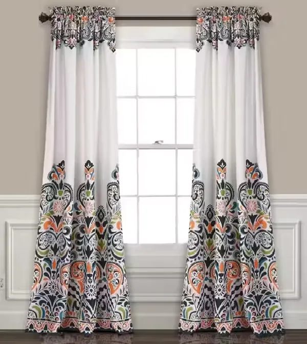 Pack_Of_2-_Polyester_piece_Pink_printed_Heavy__European_semi_transparent_Curtains_Grommet_Curtain?for?Living?Room