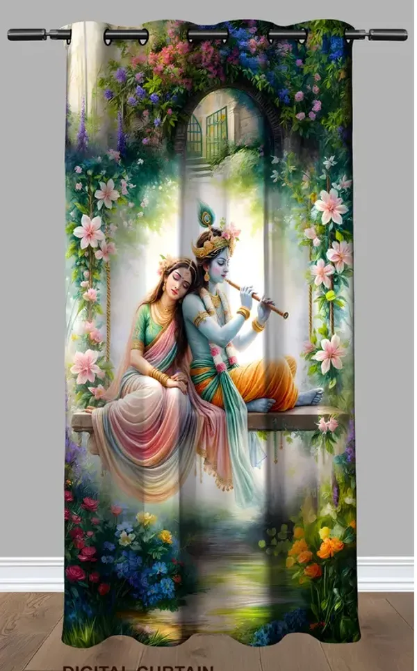 Pack_Of_2-_Polyester_piece_Radhke-_Krishna_dezin__printed_Heavy__European_semi_transparent_Curtains_Grommet_Curtain?for?Living?Room