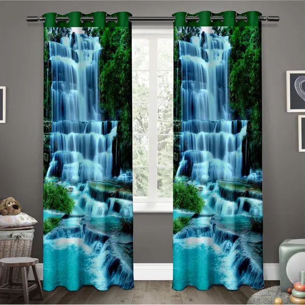 Pack_Of_2-_Polyester_piece_White_Floral_printed_Heavy__European_semi_transparent_Curtains_Grommet_Curtain?for?Living?Room