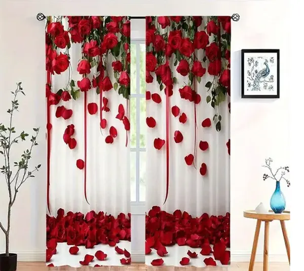Pack_Of_2-_Polyester_piece_village_scene_printed_Heavy__European_semi_transparent_Curtains_Grommet_Curtain?for?Living?Room