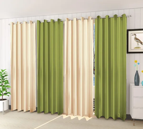 Pack_Of_4-_Polyester_solid_piece_Heavy__European_semi_transparent_Curtains_Grommet_Curtain?for?Living?Room