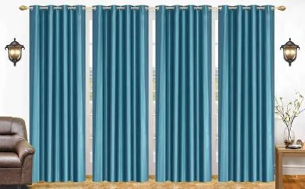 Pack_Of_4-_Polyester_solid_piece_Heavy__European_semi_transparent_Curtains_Grommet_Curtain?for?Living?Room