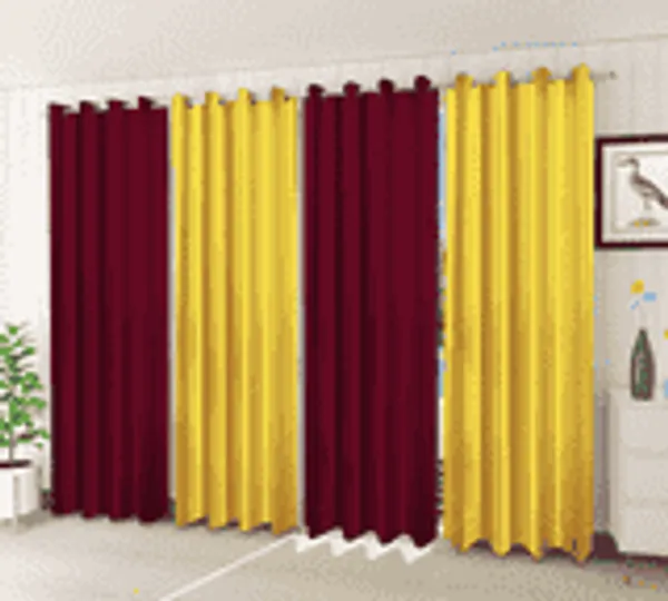 Pack_Of_4-_Polyester_solid_piece_Heavy__European_semi_transparent_Curtains_Grommet_Curtain?for?Living?Room
