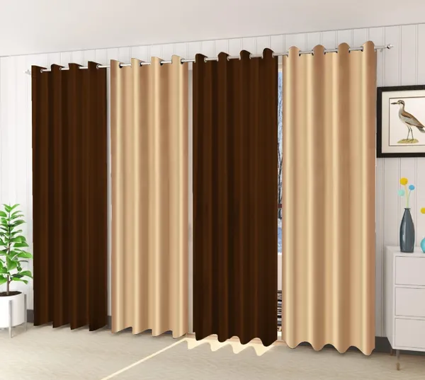 Pack_Of_4-_Polyester_solid_piece_Heavy__European_semi_transparent_Curtains_Grommet_Curtain?for?Living?Room