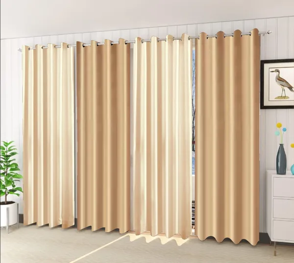 Pack_Of_4-_Polyester_solid_piece_Heavy__European_semi_transparent_Curtains_Grommet_Curtain?for?Living?Room