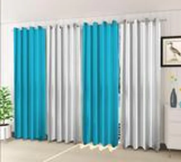 Pack_Of_4-_Polyester_solid_piece_Heavy__European_semi_transparent_Curtains_Grommet_Curtain?for?Living?Room