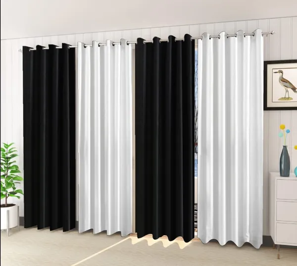 Pack_Of_4-_Polyester_solid_piece_Heavy__European_semi_transparent_Curtains_Grommet_Curtain?for?Living?Room
