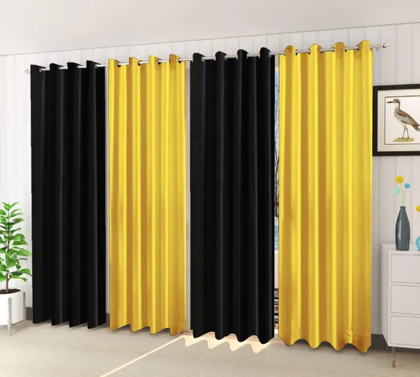 Pack_Of_4-_Polyester_solid_piece_Heavy__European_semi_transparent_Curtains_Grommet_Curtain?for?Living?Room
