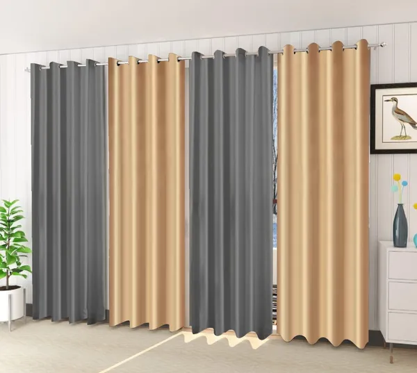 Pack_Of_4-_Polyester_solid_piece_Heavy__European_semi_transparent_Curtains_Grommet_Curtain?for?Living?Room