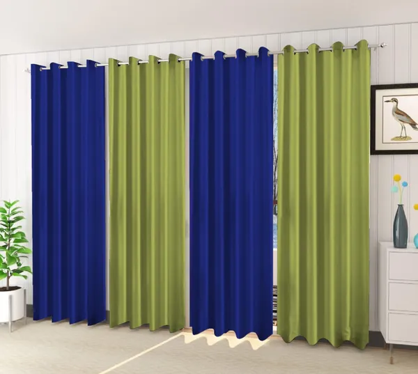 Pack_Of_4-_Polyester_solid_piece_Heavy__European_semi_transparent_Curtains_Grommet_Curtain?for?Living?Room