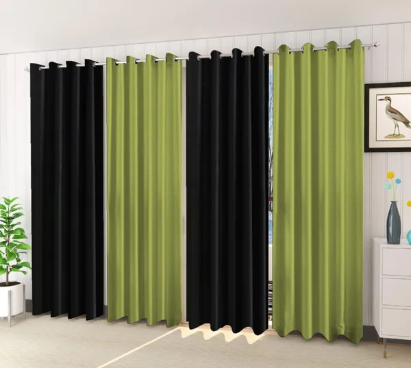 Pack_Of_4-_Polyester_solid_piece_Heavy__European_semi_transparent_Curtains_Grommet_Curtain?for?Living?Room