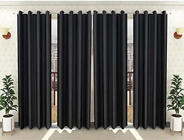 Pack_Of_4-_Polyester_solid_piece_Heavy__European_semi_transparent_Curtains_Grommet_Curtain?for?Living?Room