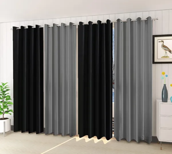 Pack_Of_4-_Polyester_solid_piece_Heavy__European_semi_transparent_Curtains_Grommet_Curtain?for?Living?Room