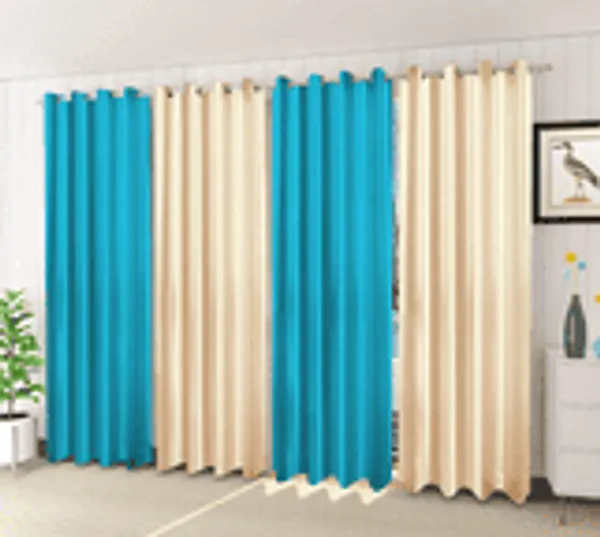 Pack_Of_4-_Polyester_solid_piece_Heavy__European_semi_transparent_Curtains_Grommet_Curtain?for?Living?Room