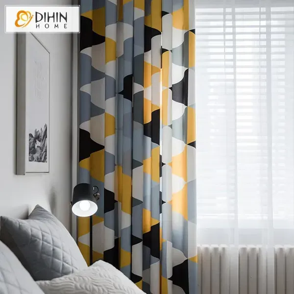 Pack_Of_2-_Polyester_piece_Multi_color_Geometric_print_Heavy__European_semi_transparent_Curtains_Grommet_Curtain?for?Living?Room