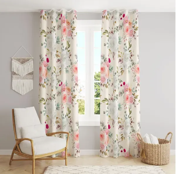 Pack_Of_2-_Polyester_piece_Cream_Flower_print_Heavy__European_semi_transparent_Curtains_Grommet_Curtain?for?Living?Room