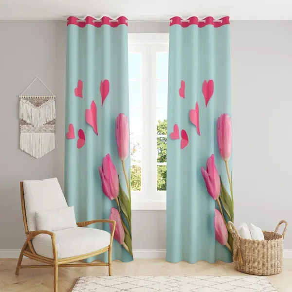 Pack_Of_2-_Polyester_piece_Blue_printed_Heavy__European_semi_transparent_Curtains_Grommet_Curtain?for?Living?Room